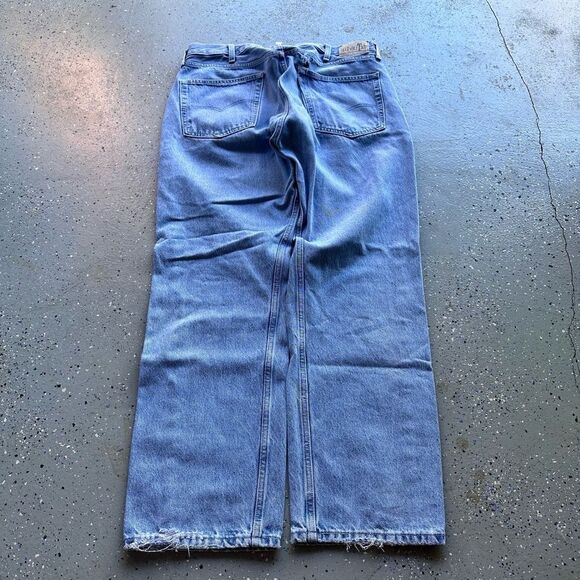 Other - Levi's SilverTab Vintage Baggy Jeans W38 L32 Light Wash Frayed